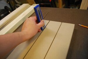 Cutting Grooves into Shelf to Support Drawers