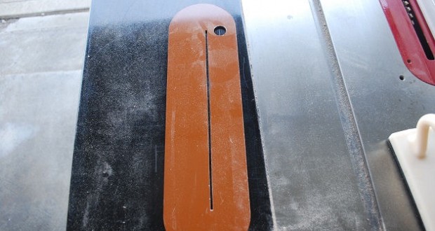 Zero Clearance Plate for Table Saw