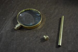 Turned Magnifying Glass Kit Contents