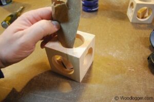 Cube In a Cube Sanding