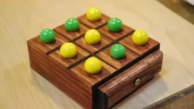 Marble Tic-Tac-Toe