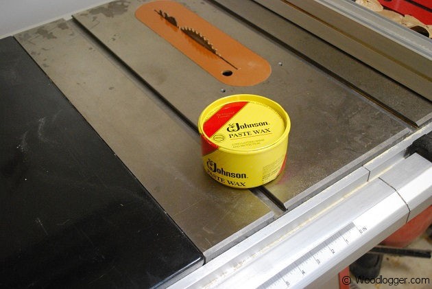 Paste Wax on a Table Saw 