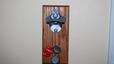 Bottle Opener Magnetic Catch Finished