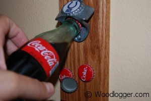 Bottle Opener Magnetic Catch Finished