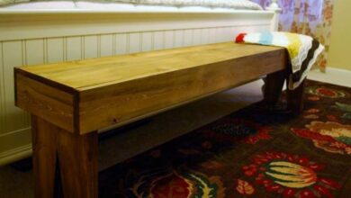Bed Bench Finished