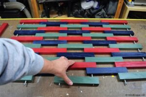 Wooden Mat Assembly