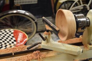 Turned Cherry Bowl