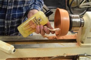 Turned Cherry Bowl Finishing