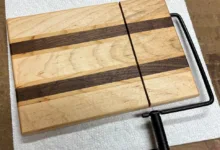 Cheese Slicer Cutting Board Finished Closed